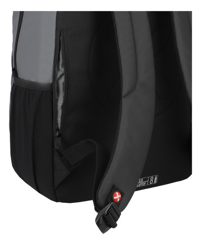Mochila Bronx 2.0 5xt Notebook Bolsillo para botella Gris Oscuro 16 Xtrem