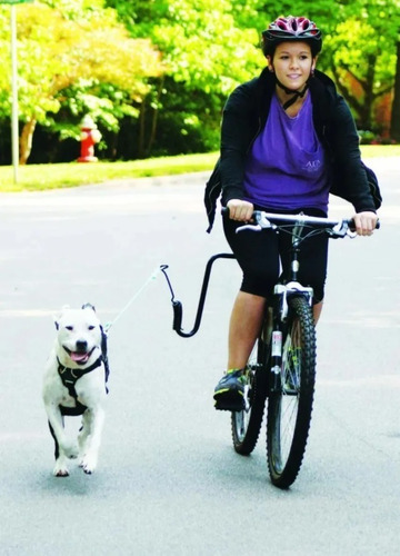 Correa Extensible Para Paseos De  Perros En Bicicleta 