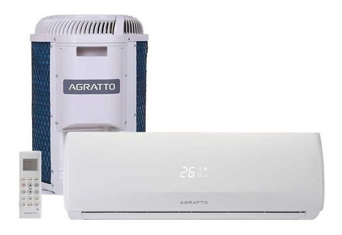 Ar condicionado Agratto Fit Top  split  frio 9000 BTU  branco 220V CCST9FR4