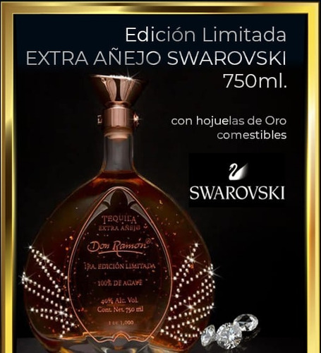 Tequila Don Ramón Extra Añejo Crystal Swarovski Bostonmartin