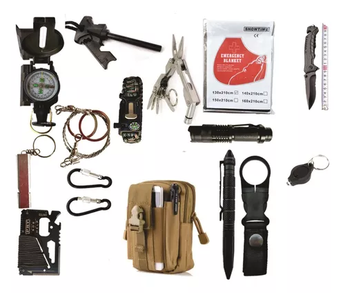 Kit supervivencia militar Artículos y accesorios de caza