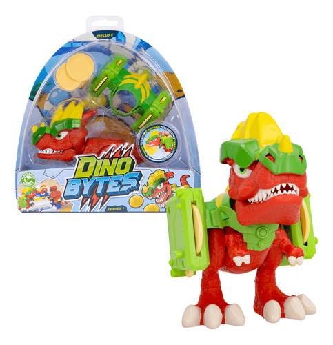 Dino Bytes Playset Dinosaurio Deluxe Rojo