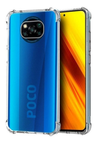 Funda Reforzada Para Xiaomi Poco X3 / X3 Pro Transparente