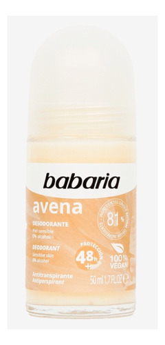 Desodorante Roll On Avena X50ml Babaria