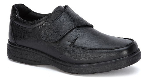 Zapatos Mocasin Prepa U36822pr Piel Cabra Talon Confotable