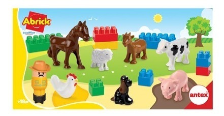 Set Animales De La Selva Muñeco Jugar Diversion Abrick Antex