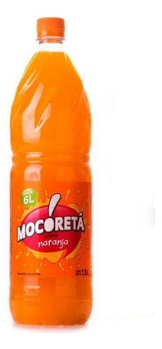 Pack X 6 Unid Jugo  Naranja 1,5 Lt Mocoreta Jugos Concentra