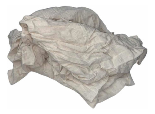 Trapos Limpieza Industrial - 20 Kg Blanco 100% Algodón