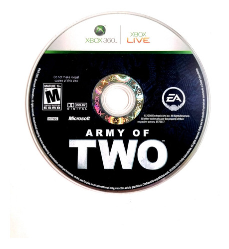 Army Of Two Xbox 360 (Reacondicionado)