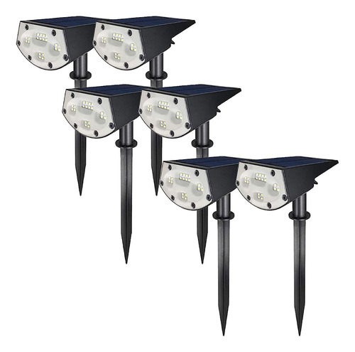 ~? Wbm Smart 20 Led Solar Landscape Spotlights, Ip65 Waterpr