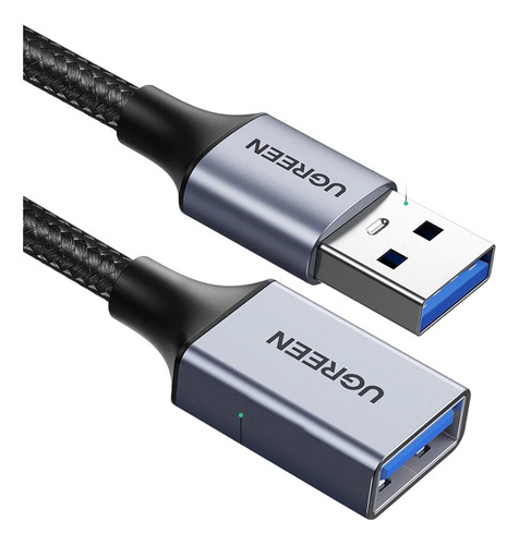 Cable Extensor Usb 3.0 (macho - Hembra) Usb-a Nylon Pc 1m