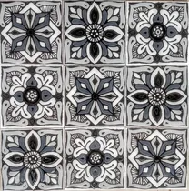 Comprar Azulejos Mayolicas 15 X 15 Casablanca Byn Pack X 8 Unid.