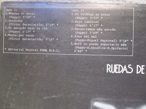 Imagen 3 de 4 de Riff - Ruedas De Metal (atc 8.027)