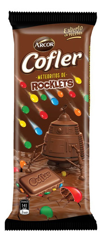 Tableta De Chocolate Leche C/rocklets X100g