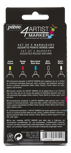 Marcadores 4artist Para Pintura Y Dibujo Pebeo