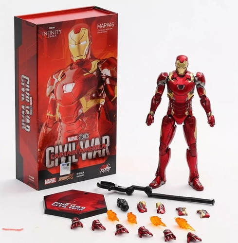 Iron-man Mark 46 Figura Acción De Colección Marvel Civil War