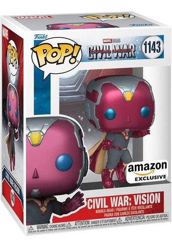 Funko Pop Marvel Civil War Vision #1143