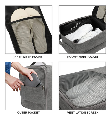 Bolsa Para Zapatos Emissary Con Capacidad Para 3 Pares, Impe