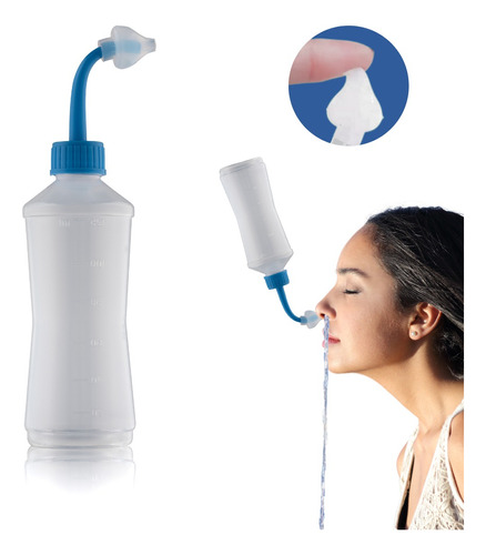 Dispositivo Para Lavagem Nasal Com Bico De Silicone
