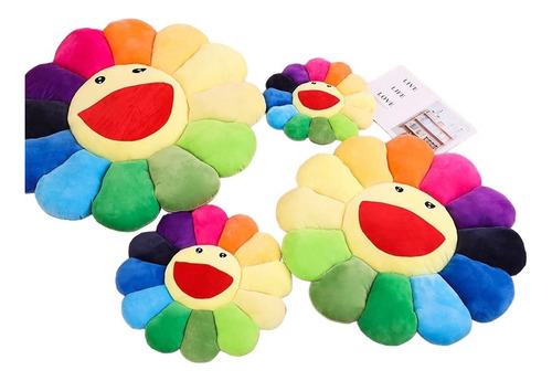 Pack 2 Peluche Almohada Decorativo Girasol Niñas Decoración