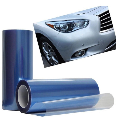 Pelicula Moto Viseira Fumê Farois Lanterna Insulfims Carro Cor Azul-claro