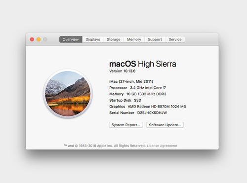 iMac (27-inch) - Com Upgrade