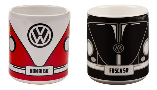 Canecas Volkswagen Kombi + Fusca Original Vw Collection 