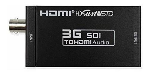 Adaptador Sdi A Hdmi Convertidor De Video Mini 3g Hd 720p / 