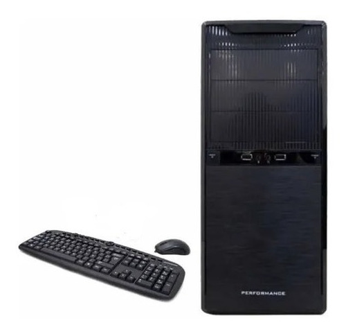 Gabinete Kit Performance 6813 Mouse + Teclado + Fuente 600w