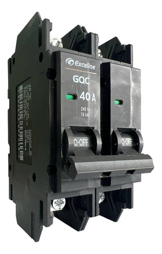 Breaker Superficial Gqc Termomagnetico 40amp 2 Polos