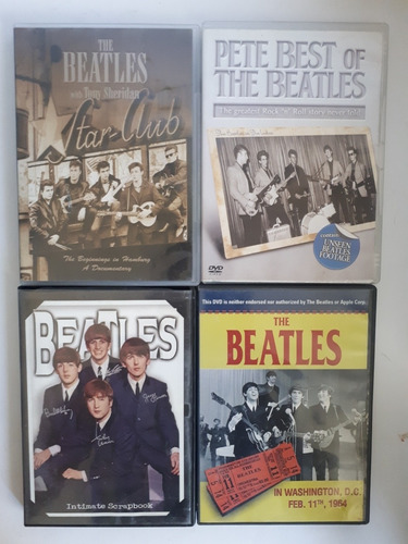 4 Dvd De Loa Beatles Coleccionables En Excelente Estado