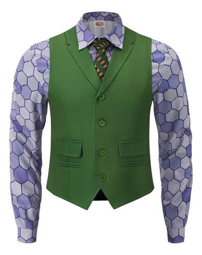 Mainfini Traje De Disfraz De Halloween Para Hombre Camisa De