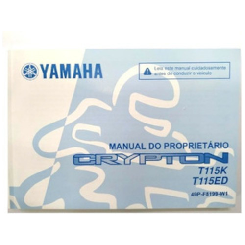 Manual Do Proprietário Yamaha Crypton T115 '08 (original)