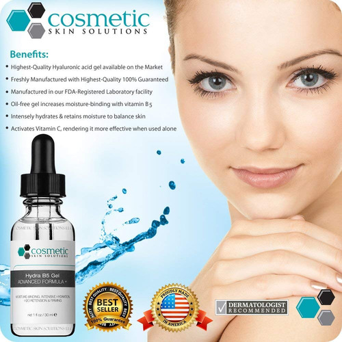 Hydra Mejores B5 Gel Fórmula Avanzada + 1 Fl Oz / 30 Ml - Es