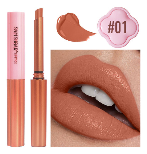 Lápiz Labial Hidratante De Larga Duración 1pcs