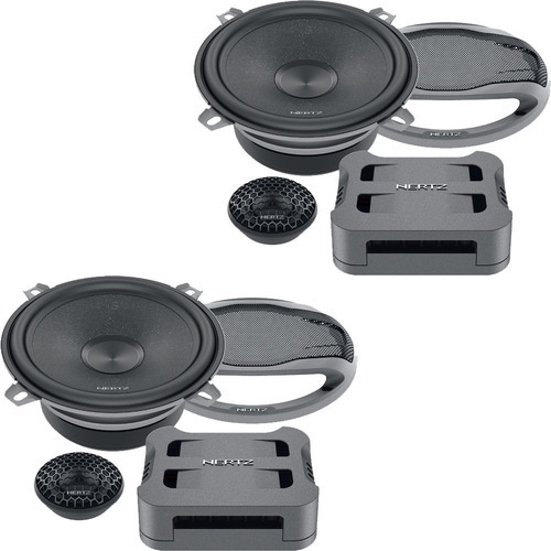 Kit 2 Vias Hertz Cento Ck 130 Pro 5 Polegadas Som Qualidade Cor Preto