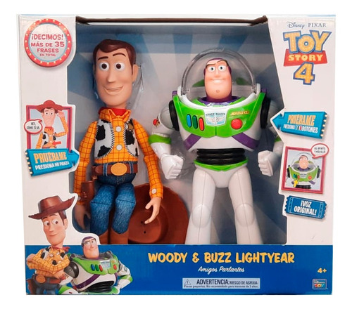 Toy Story 4 Buzz Lightyear Y Woody Interactivos Next Point 1