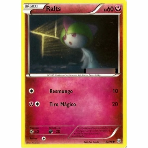 2x Ralts - Pokémon Fada Comum 52/98 - Xy Origens Ancestrais
