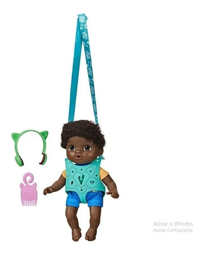 Imagem 3 de 5 de Baby Alive Equipe De Aventuras Negra - Hasbro E6646
