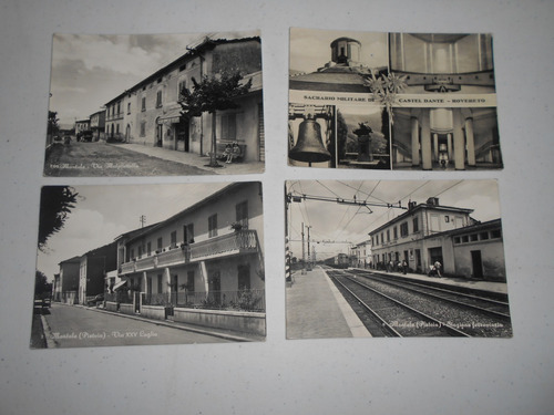 4 Postales Antiguas De Italia.