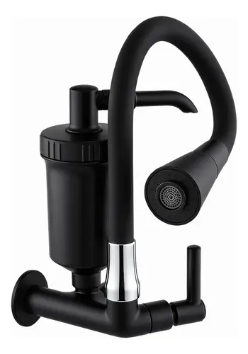 Torneira Com Filtro Flexivel chuveiro flexível de parede Tubo Sil...