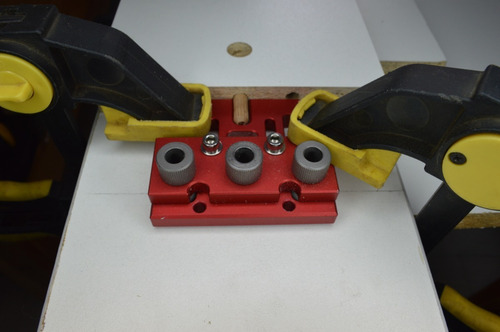 Imagen 5 de 10 de Kit Guia De Perforación Para Sistema Minifix En Melamina