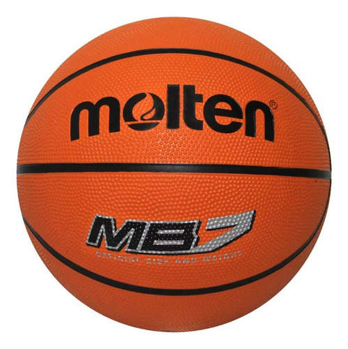 Balon Baloncesto Molten Profesional Mb7 Naranja #7 Caucho