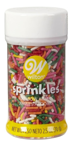 Sprinkles Granas Multicolor Tortas Muffins 70grs Wilton 5oz