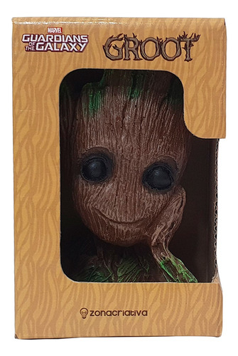 Baby Groot Marvel Porta Objeto Vaso Plantas Suculentas