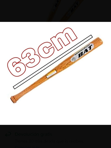 Imagen 2 de 6 de Bate De Baseball 63cm Ofertas Calientes