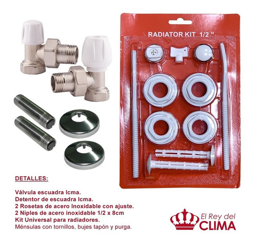 Imagen 2 de 4 de Kit Completo Para Radiadores Todas Las Marcas
