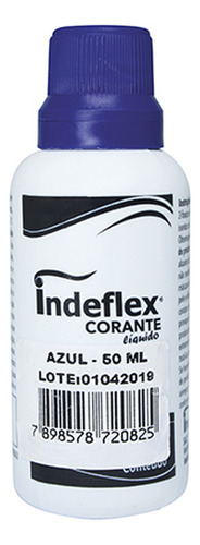 Corante Indeflex Azul 50ml - Kit C/12 Unidades