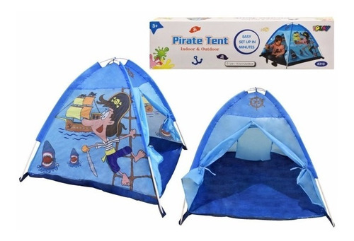Imagen 3 de 6 de Carpa Para Niños Casita De Juguete Modelo Pirata Casa Jardín