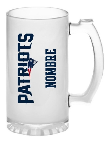 Tarro Cervecero Patriotas Patriots Nfl Super Bowl